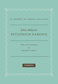 John Milton's Epitaphium Damonis - Milton John