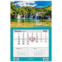 Kalendarz 2024 Jednodzielny Wodospad - Sztuka Rodzinna