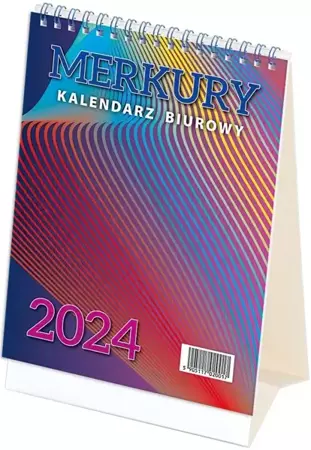 Kalendarz 2024 biurowy Merkury - Telegraph