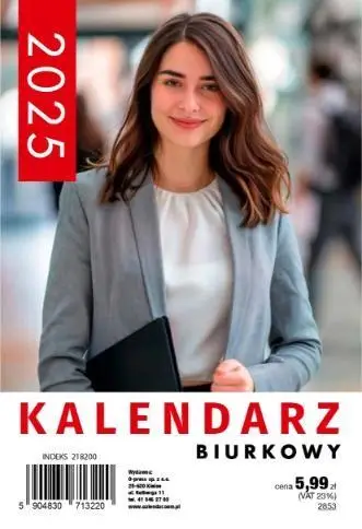 Kalendarz 2025 A5 Biurkowy - O-Press sp. z o.o.