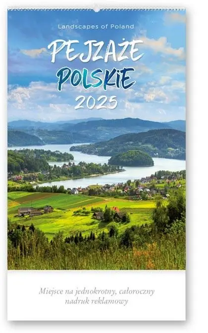 Kalendarz 2025 Reklamowy Pejzaże polskie - x