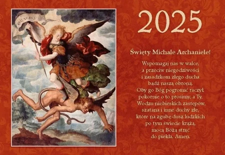 Kalendarz 2025 Św. Michał Archanioł - WDS Sandomierz