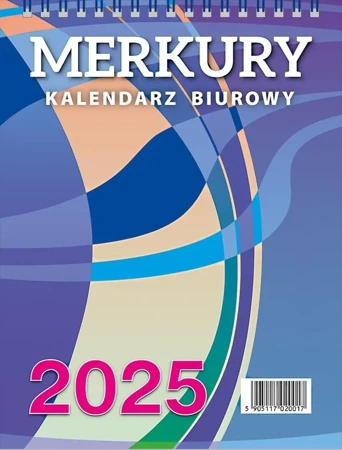 Kalendarz 2025 biurowy Merkury - Telegraph