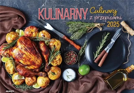 Kalendarz 2025 ścienny albumowy Kulinarny... - Avanti