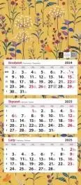 Kalendarz 2025 ścienny trójdzielny MIX - Artsezon