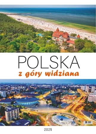 Kalendarz 2025 wieloplanszowy Polska z góry - Evena