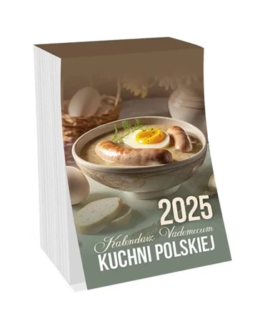 Kalendarz 2025 zdzierak Vademecum kuchni polskiej - Kalpol.bis