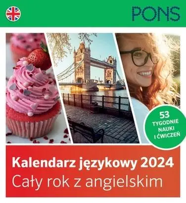 Kalendarz językowy 2024. Cały rok z angielskim - praca zbiorowa