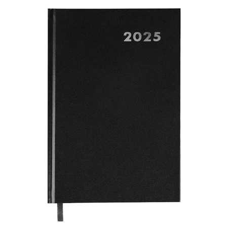 Kalendarz książkowy 2025 A5 czarny EASY - Easy Stationery