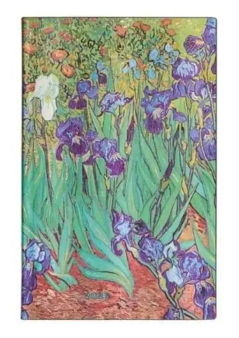 Kalendarz tygodniowy maxi 2025 Van Gogh's Irises - Paperblanks