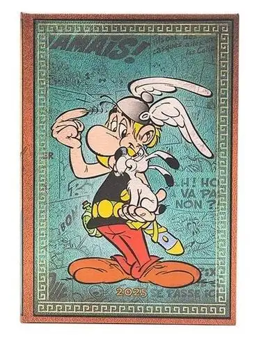 Kalendarz tygodniowy midi 2025 Asterix the Gaul - Paperblanks