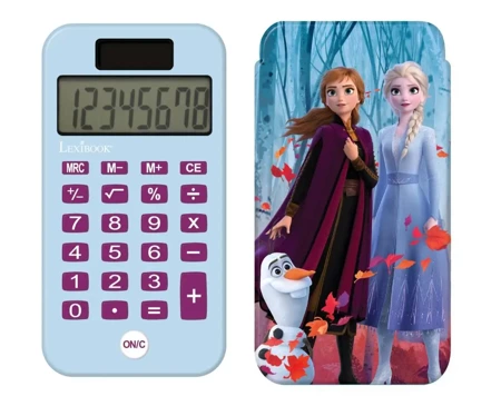 Kalkulator kieszonkowy Disney Frozen z osłoną ochronną C45FZ - Lexibook