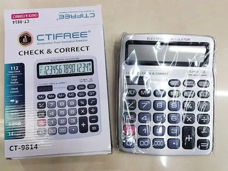 Kalkulator srebrny - ADAR
