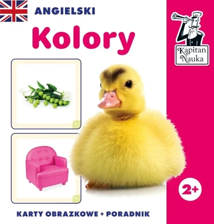 Kapitan Nauka Ang. Kolory. Karty obraz.+ poradnik - Natalia Minge, Krzysztof Minge