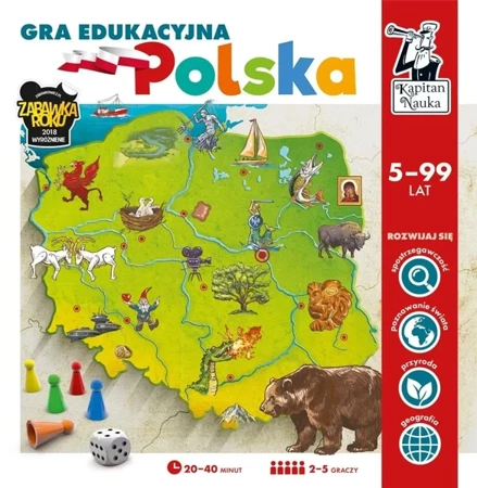 Kapitan Nauka Gra edukacyjna - Polska - Opracowanie zbiorowe