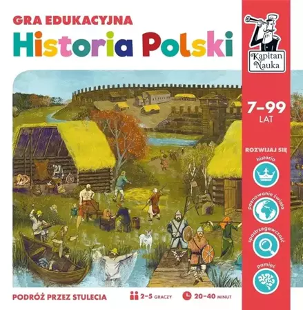 Kapitan Nauka. Historia Polski. Gra edukacyjna - Hubert Bobrowski