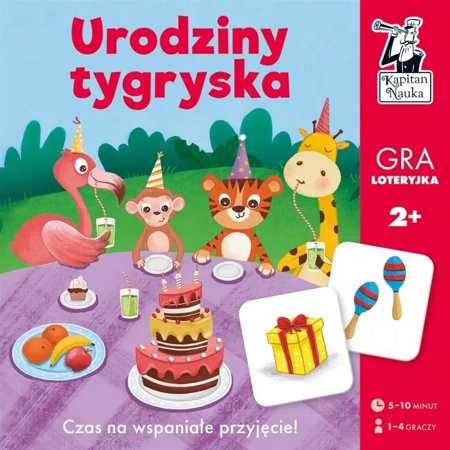 Kapitan Nauka. Urodziny tygryska. Gra loteryjka - Opracowanie zbiorowe