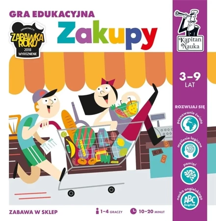 Kapitan Nauka Zakupy. Gra edukacyjna - Magdalena Popovics