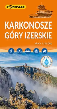 Karkonosze, Góry Izerskie mapa laminowana 1:35 000