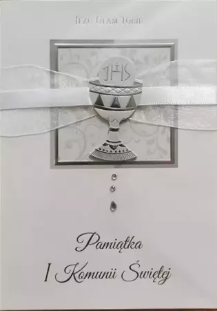 Karnet Komunia Premium B6 + koperta wzór nr 002 - Panorama