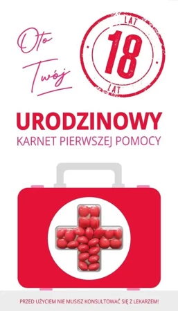 Karnet urodziny 18 - .