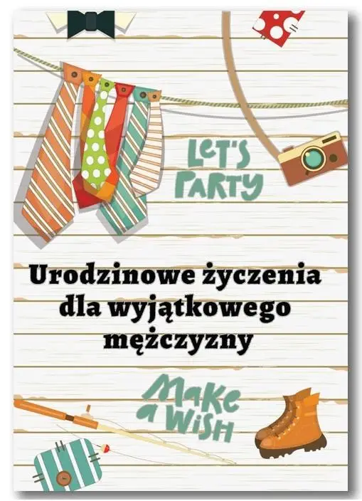 Kartka okolicznościowa Let's party - Trend