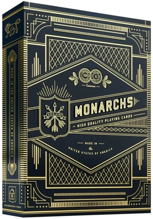 Karty Monarchs Deck Czarne - Bicycle