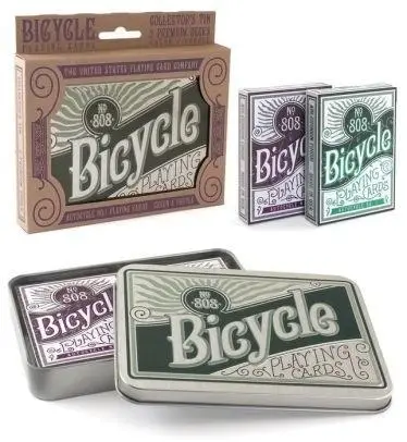 Karty Retro Tin Gift Set BICYCLE - Quint