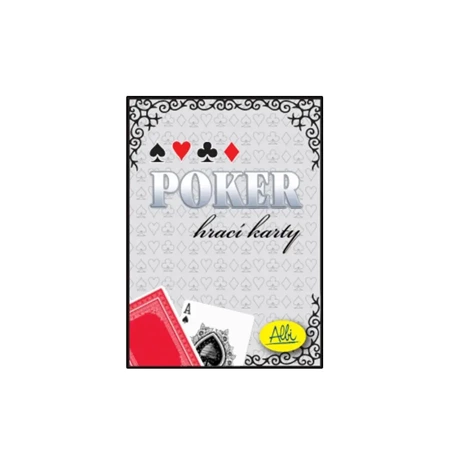 Karty do Pokera czerwone - Albi