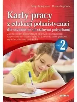 Karty pracy z edukacji polonistycznej... cz.2 - Alicja Tanajewska, Renata Naprawa