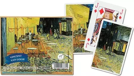 Karty standard "Van Gogh Kawiarnia w nocy" PIATNIK