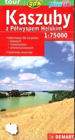 Kaszuby, Półwysep helski - mapa tur. 1:75 000 - Opracowanie zbiorowe