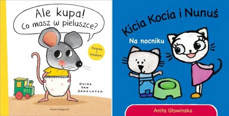 Kicia Kocia i Nunuś. Na nocniku + Co masz w pieluszce - van Guido Genechten, van Guido Genechten, Katarzy