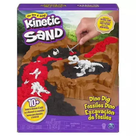 Kinetic Sand Zestaw Wykopalisko dinozaurów 454g - Spin Master