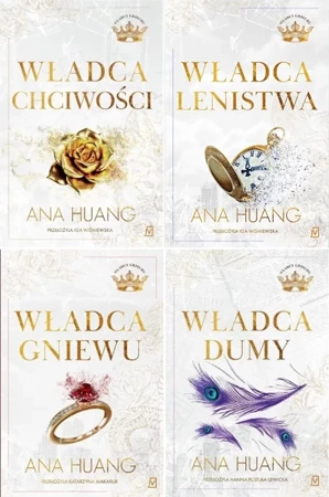 Kings of Sin t.1 Władca gniewu + t.2 dumy + t.3 chciwości + t.4 lenistwa - Ana Huang