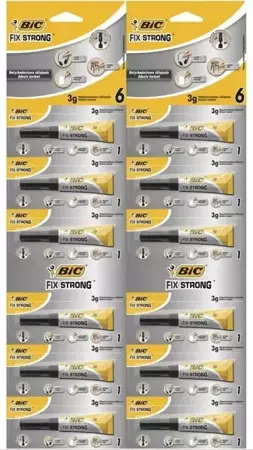 Klej Fix Strong (12szt) BIC