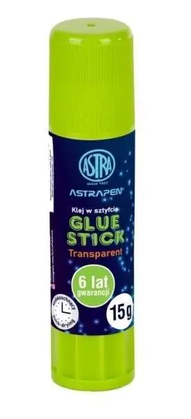 Klej w sztyfcie Pen transparent 15g (20szt) ASTRA - ASTRA papiernicze