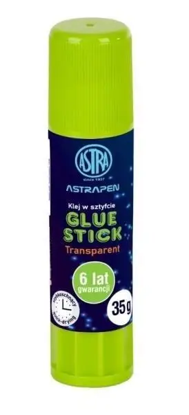 Klej w sztyfcie Pen transparent 8g (30szt) ASTRA - ASTRA papiernicze