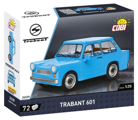 Klocki 72 elementów Trabant 601 - Cobi Klocki