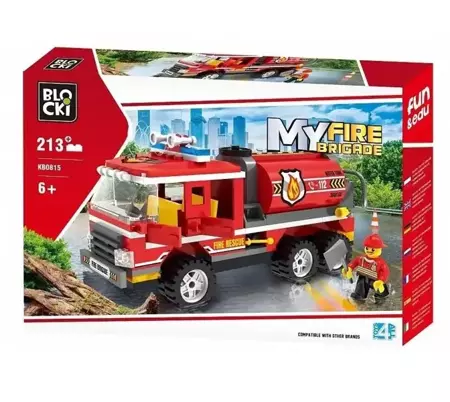 Klocki Blocki MyFireBrigade Beczkowóz 213 el. - brak