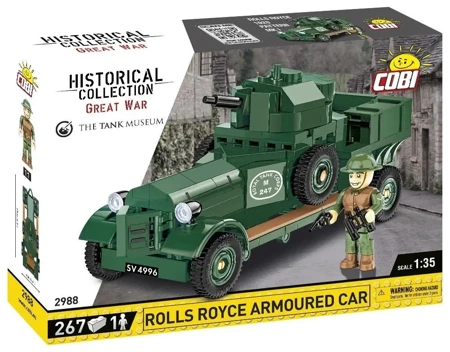 Klocki Historical Collection Rolls-Royce Armoured Car 1920 Pattern Mk I - Cobi Klocki