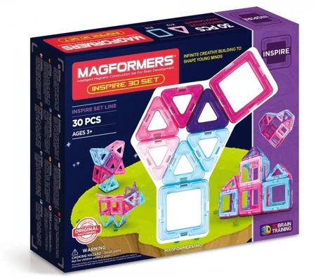 Klocki Inspire 30 elementów - Magformers