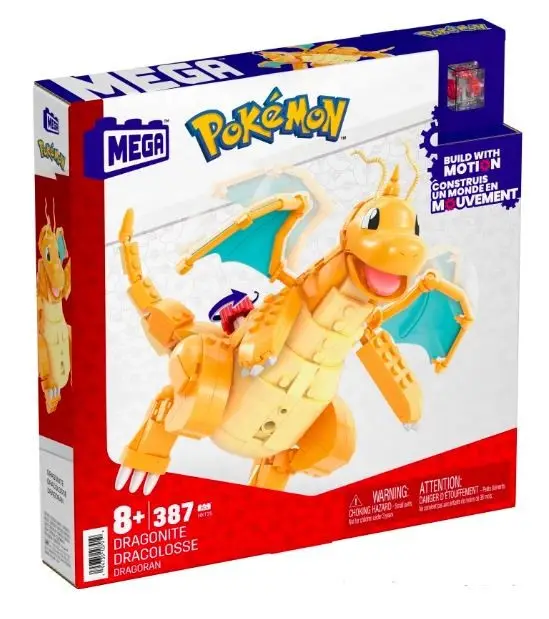 Klocki Pokemon Construx Dragonite - Mega Bloks