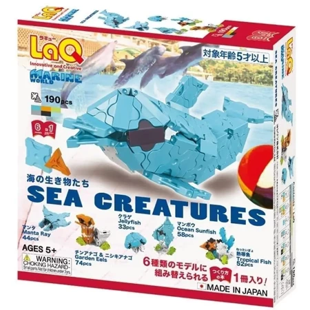 Klocki edukacyjne Sea Creatures - LaQ