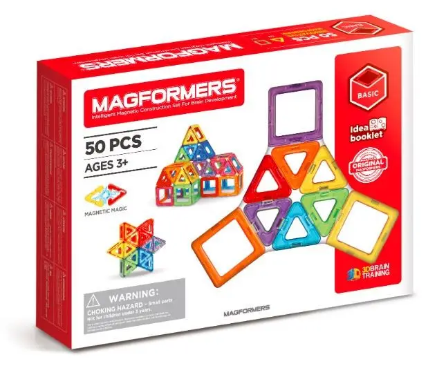 Klocki magnetyczne Basic 50 elementów - Magformers