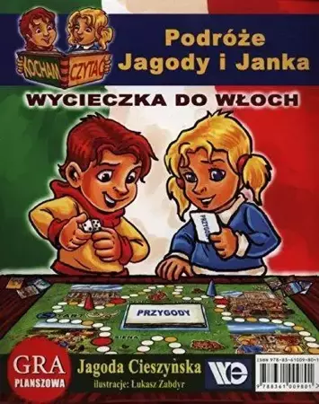 Kocham czytać gra planszowa. Wycieczka do Włoch - Wydawnictwo Edukacyjne