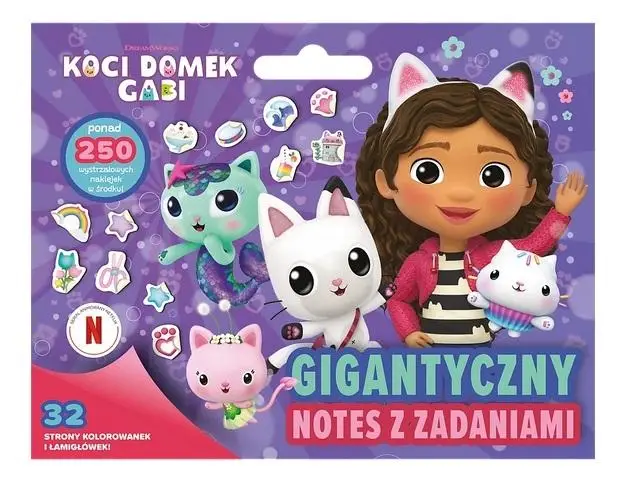 Koci Domek Gabi. Gigantyczny notes z zadaniami - Opracowanie zbiorowe