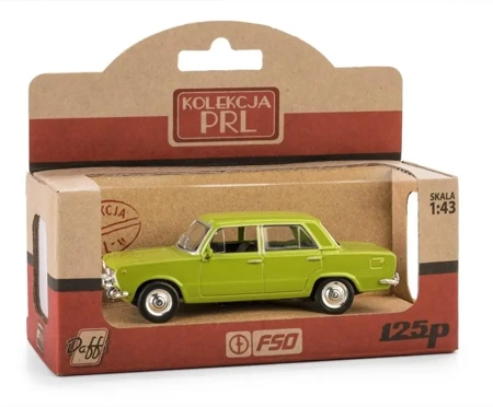 Kolekcja PRL Fiat 125p zielony - Daffi