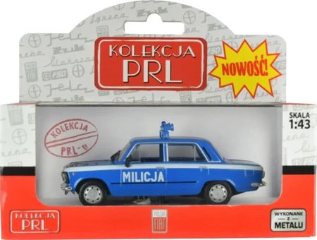 Kolekcja PRL-u Fiat 125P Milicja - Daffi