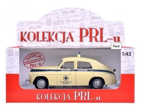 Kolekcja PRL-u Warszawa M-20 Pogotowie Ratunkowe - Daffi